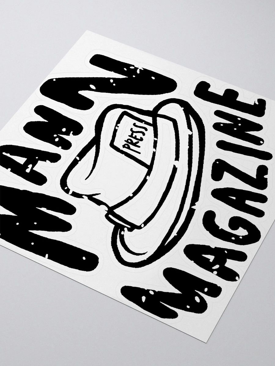 MANN Magazine Press Hat Stickers product image (3)