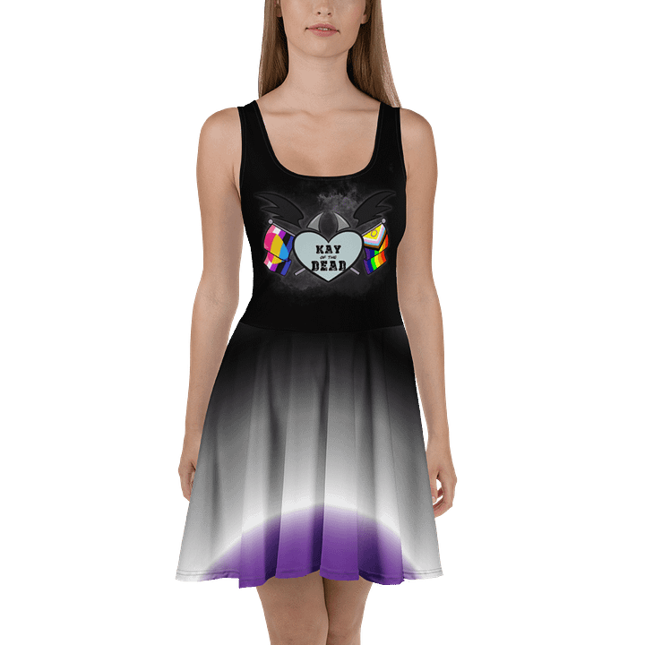 Kay_of_the_Dead Pride Logo Dress With Asexual Pride Skirt product image (2)