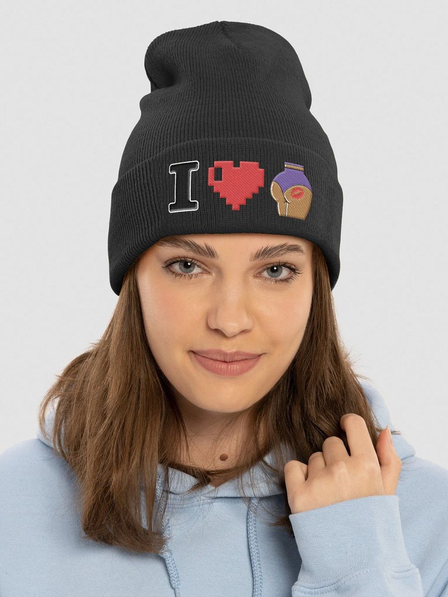 I <3 booty (beanie) product image (3)