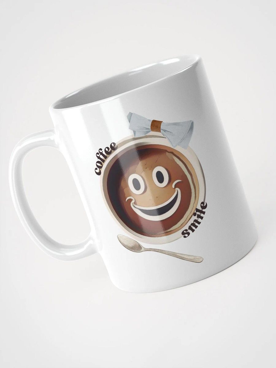 Coffee Smile Funny Cute Sweet White Glossy Mug product image (3)