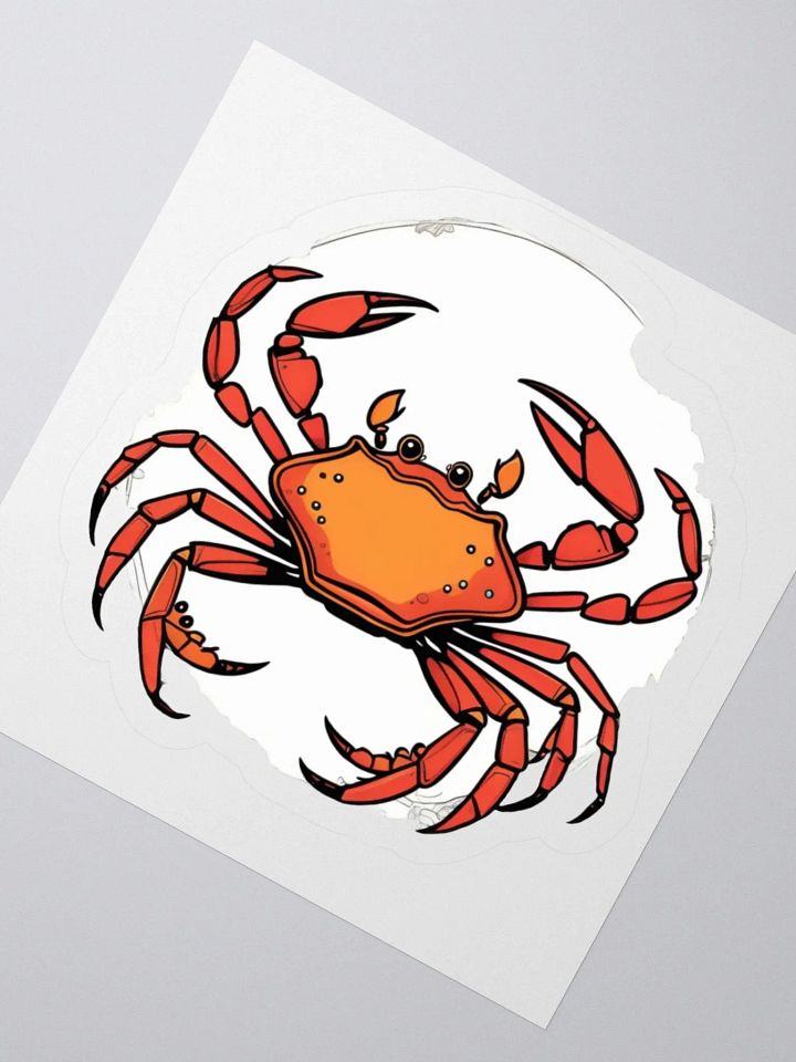 Symmetrical Crab Kiss Cut Stickers product image (2)