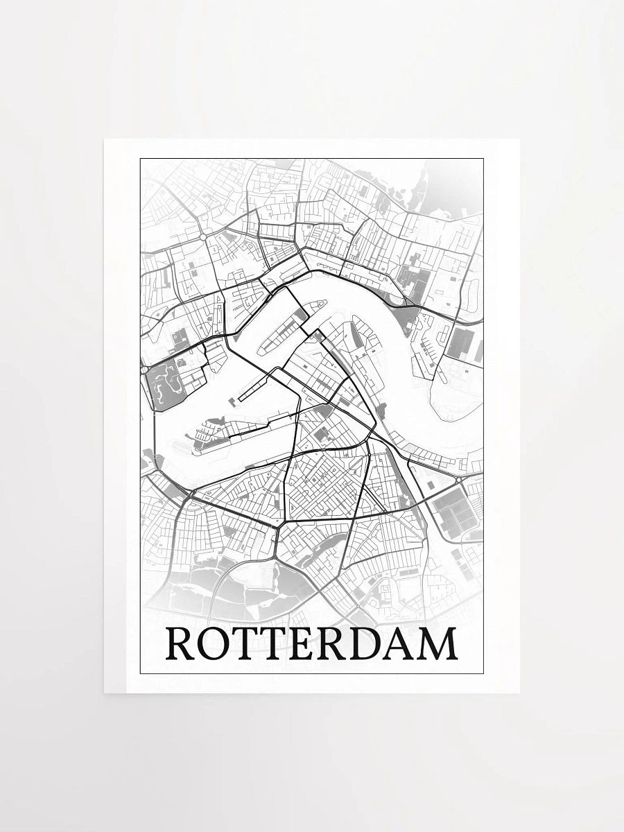 Rotterdam, Netherlands, city map print product image (3)