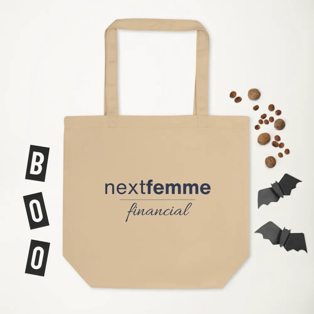 Eco Tote with Navy Logotype product image (5)