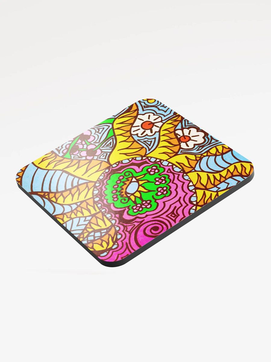 Floral Whirlwind Cork Coaster product image (3)