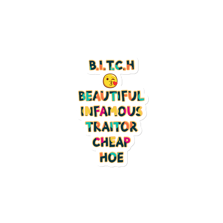 B.I.T.C.H Emoji Die-Cut Magnets product image (2)