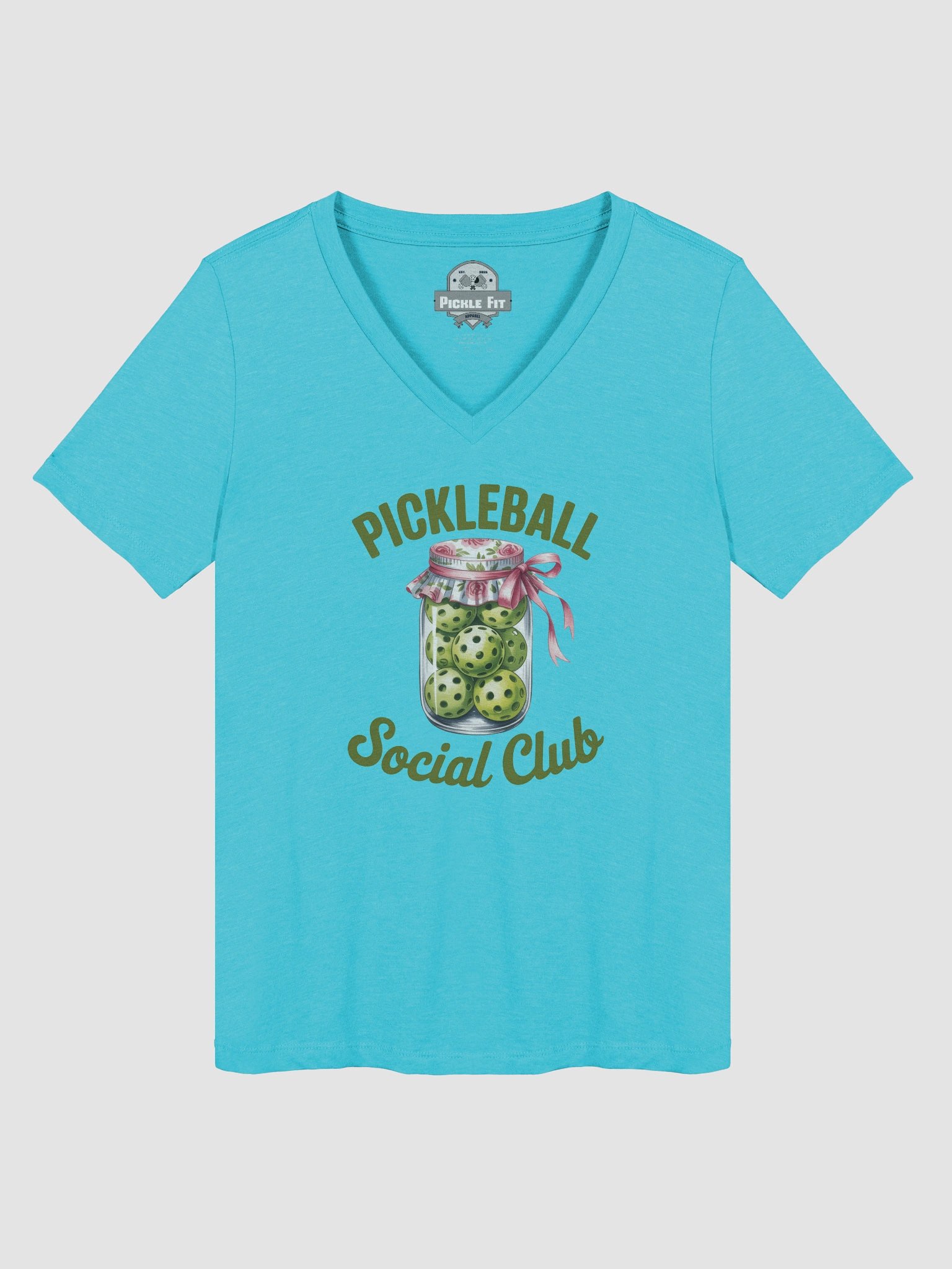Pickle Social Club Pickle Jar V-Neck Tee product image (23)