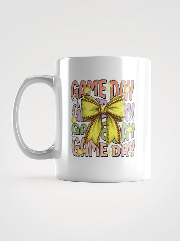 Game Day Bow Softball Celebration Mug product image (1)