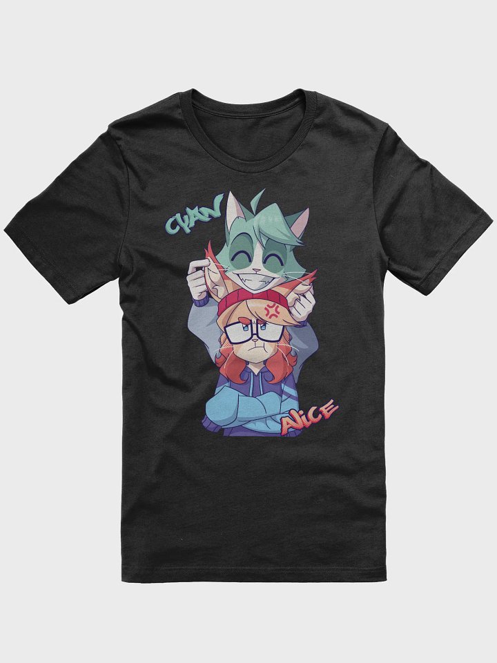 Cyan Teasing Alice's Ears Supersoft T-Shirt product image (1)