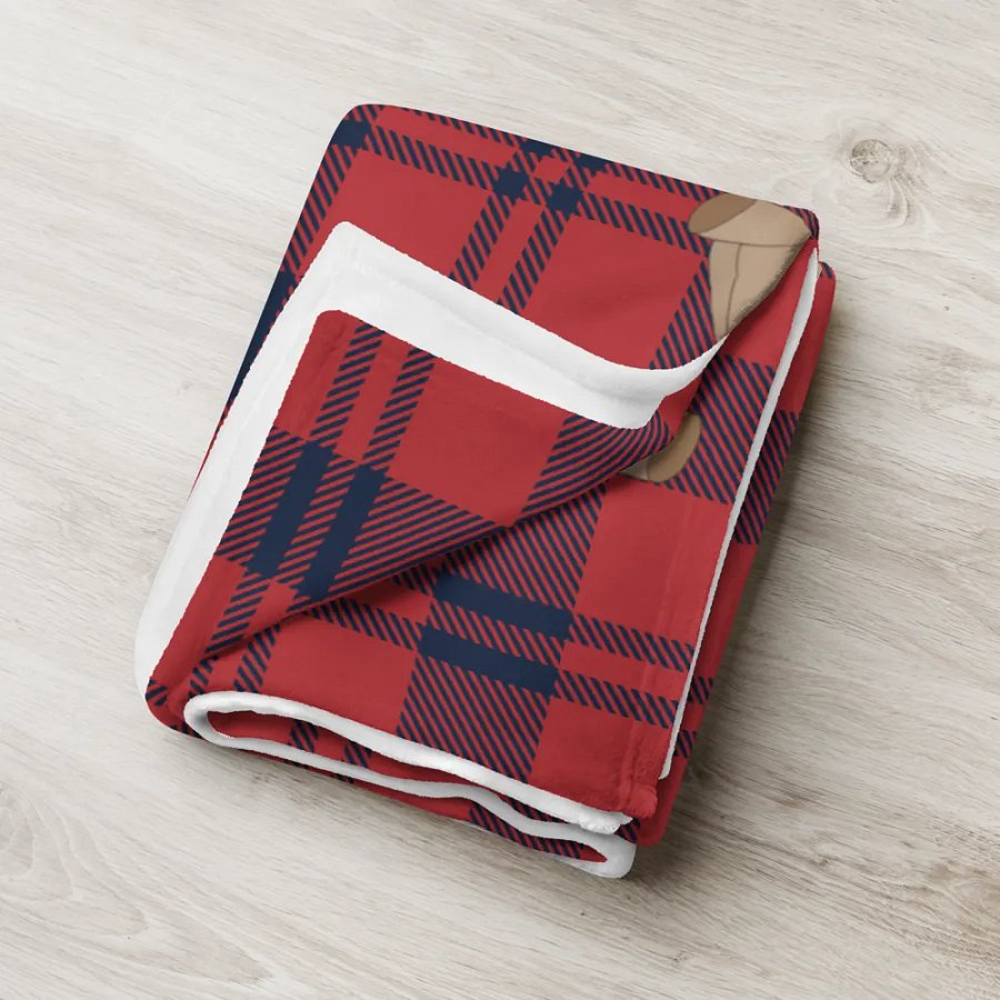 Plaid Bear Blanket product image (6)
