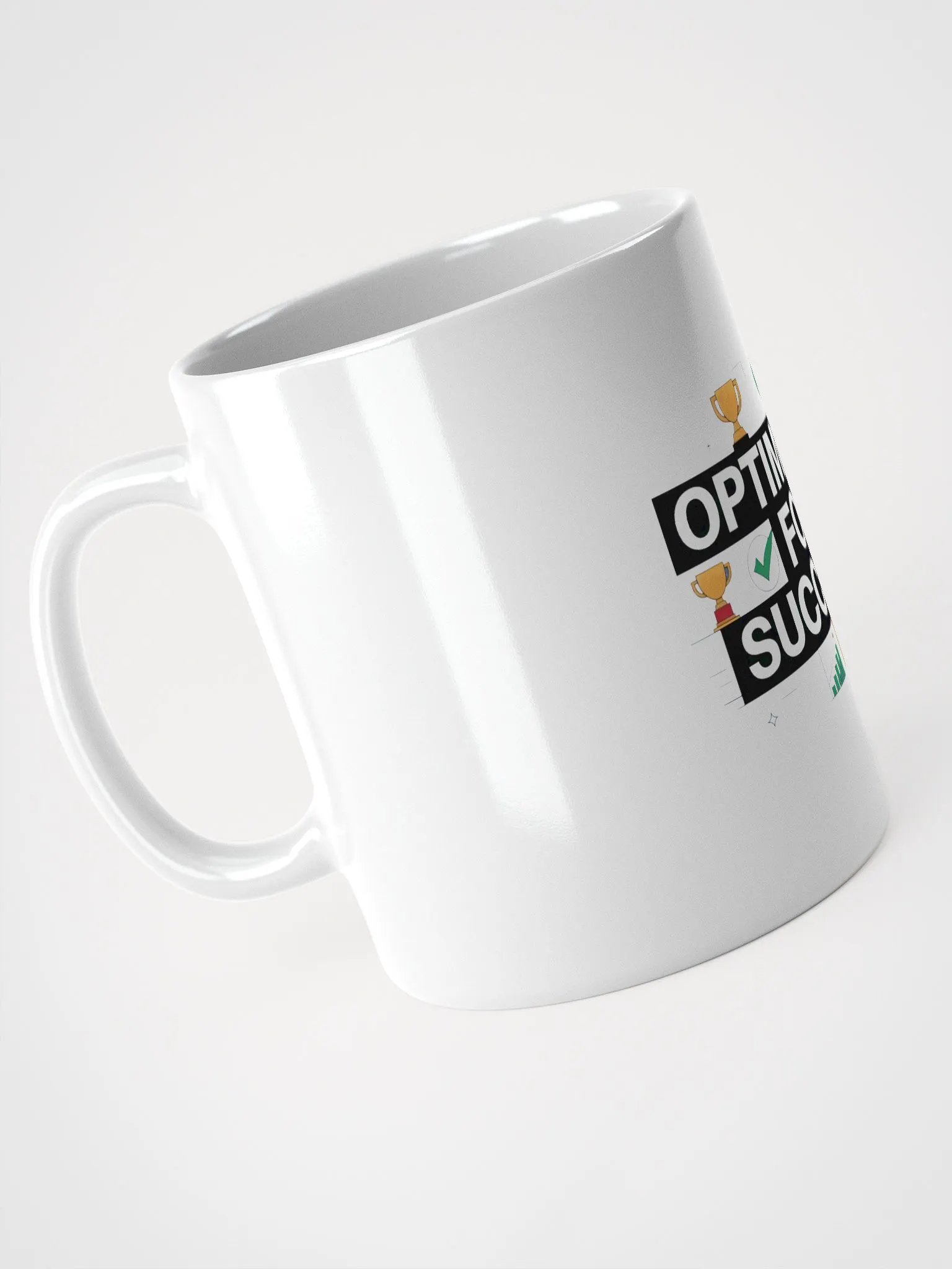Success Icon White Glossy Mug product image (9)