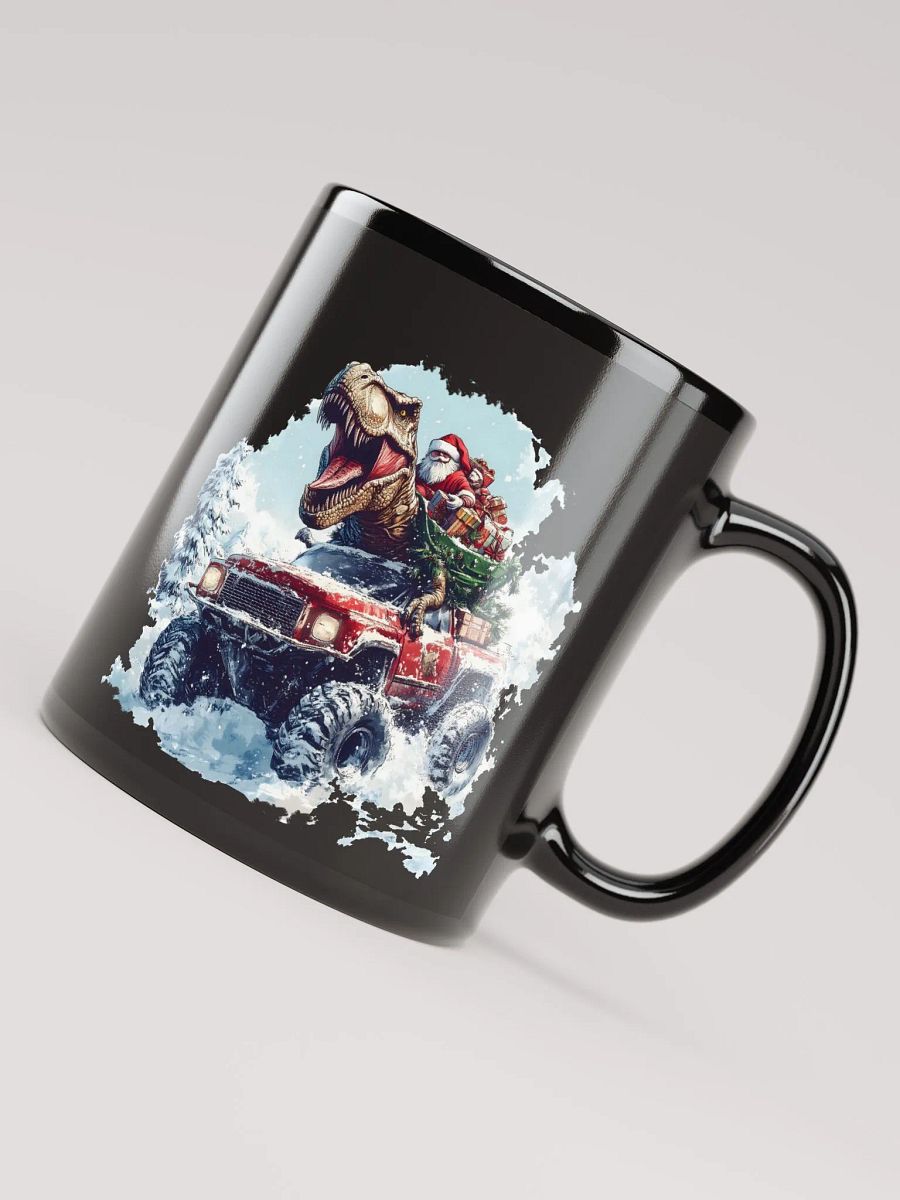 T-Rex And Santa go Monster Trucking - Mug product image (7)