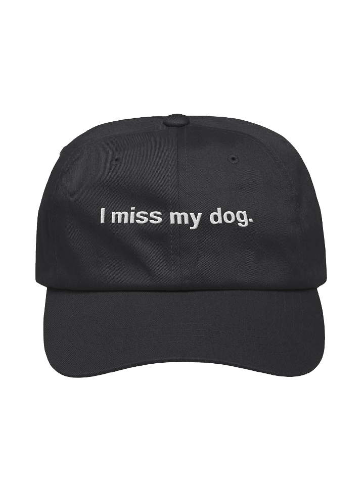 I miss my dog. Embroidered Hat product image (1)