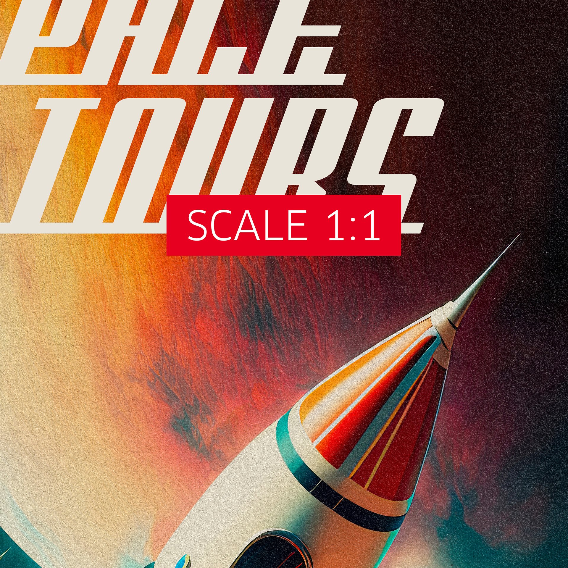 Space Tours — Vintage space poster, retro space art, propaganda poster, retrofuturism art, retro sci-fi print product image (4)