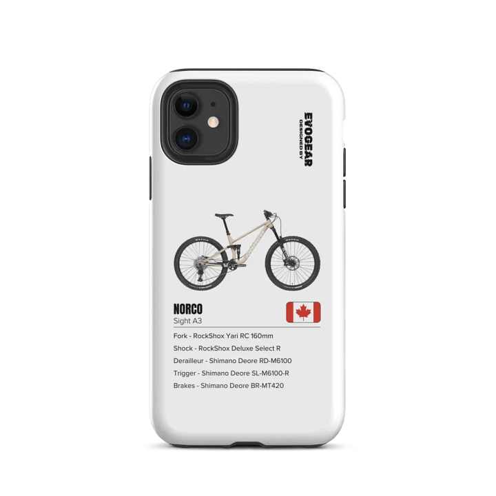 White Norco Sight A3 iPhone Case product image (47)