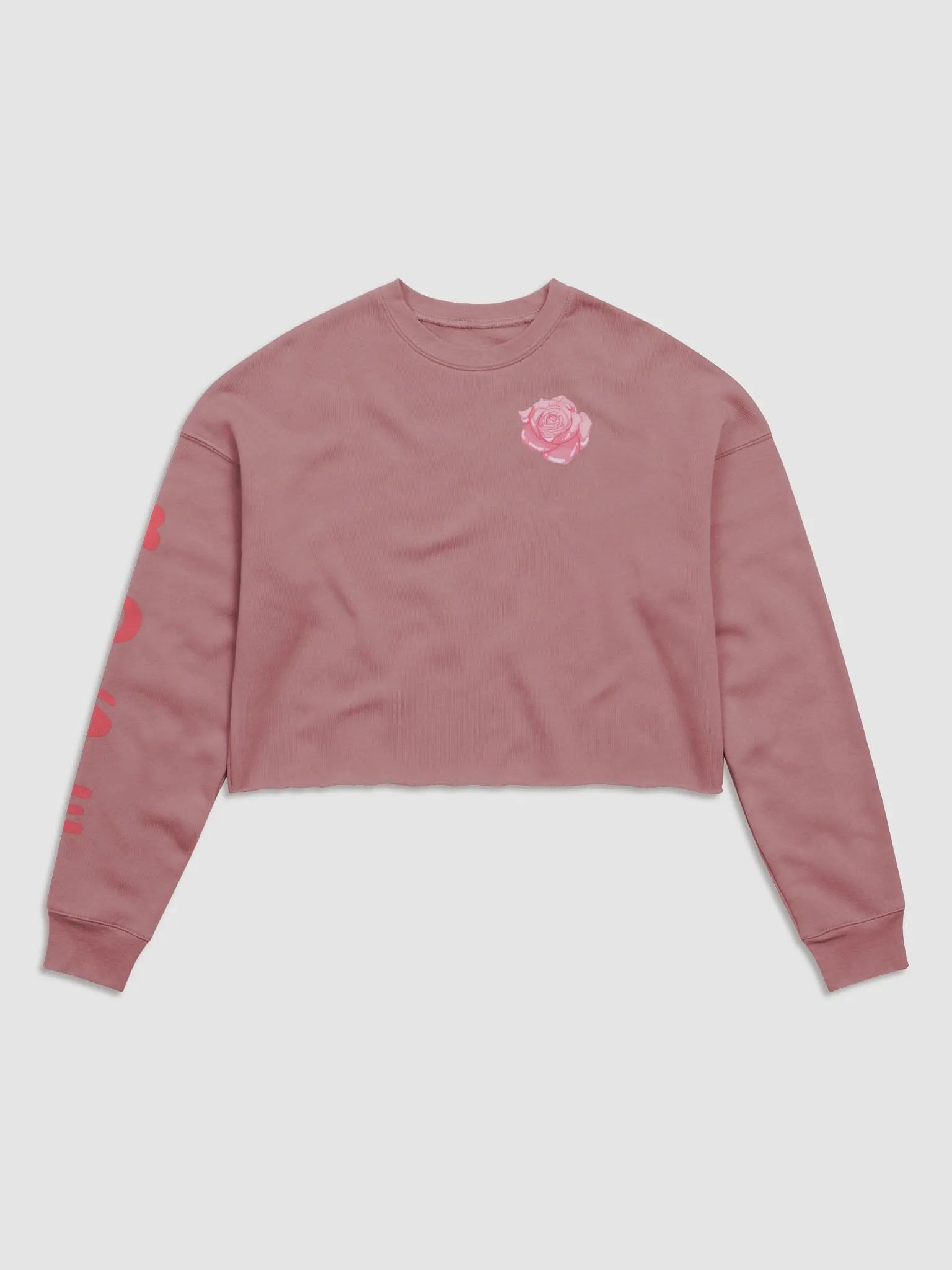 Pink Rose Cropped Fleece product image (1)