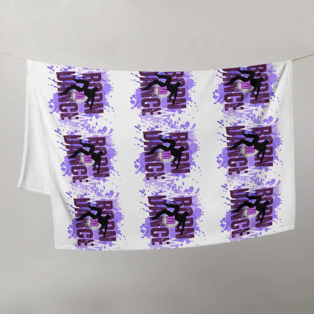Born to Dance His Silhouette Throw Blanket product image (21)