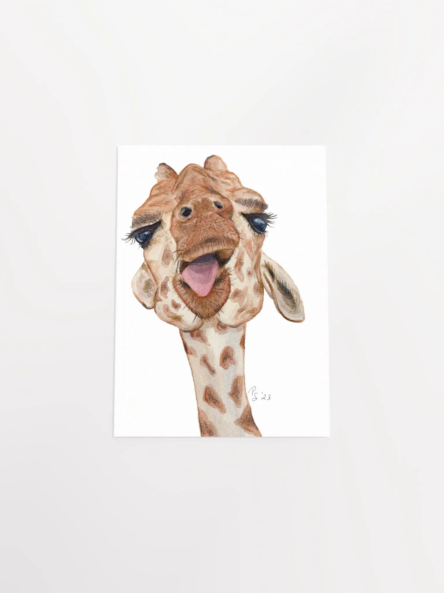 What's Up? Giraffe Poster product image (17)