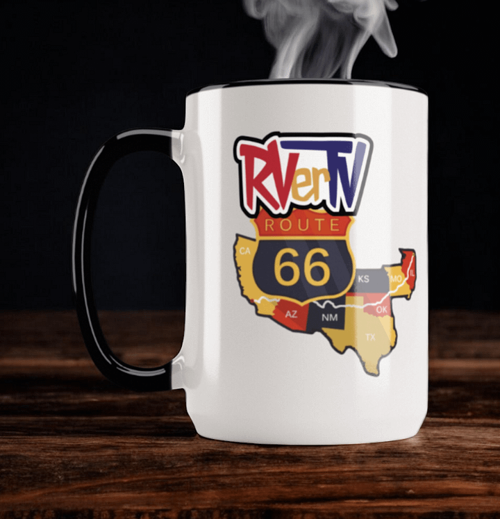 Route 66 Map - Coffee Mug product image (1)