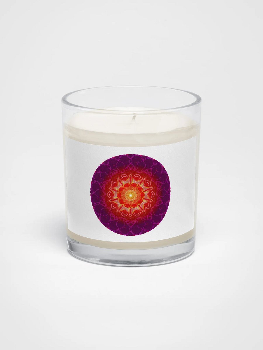 Sun Gazing Mandala Meditation Candle product image (1)