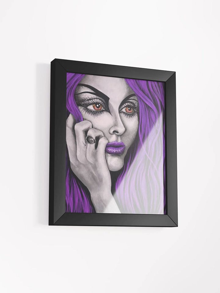 Eden 2024 in purple framed print product image (2)
