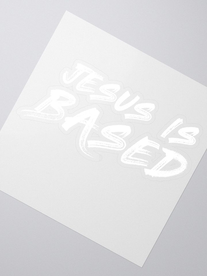 Jesus is Based (White) product image (6)