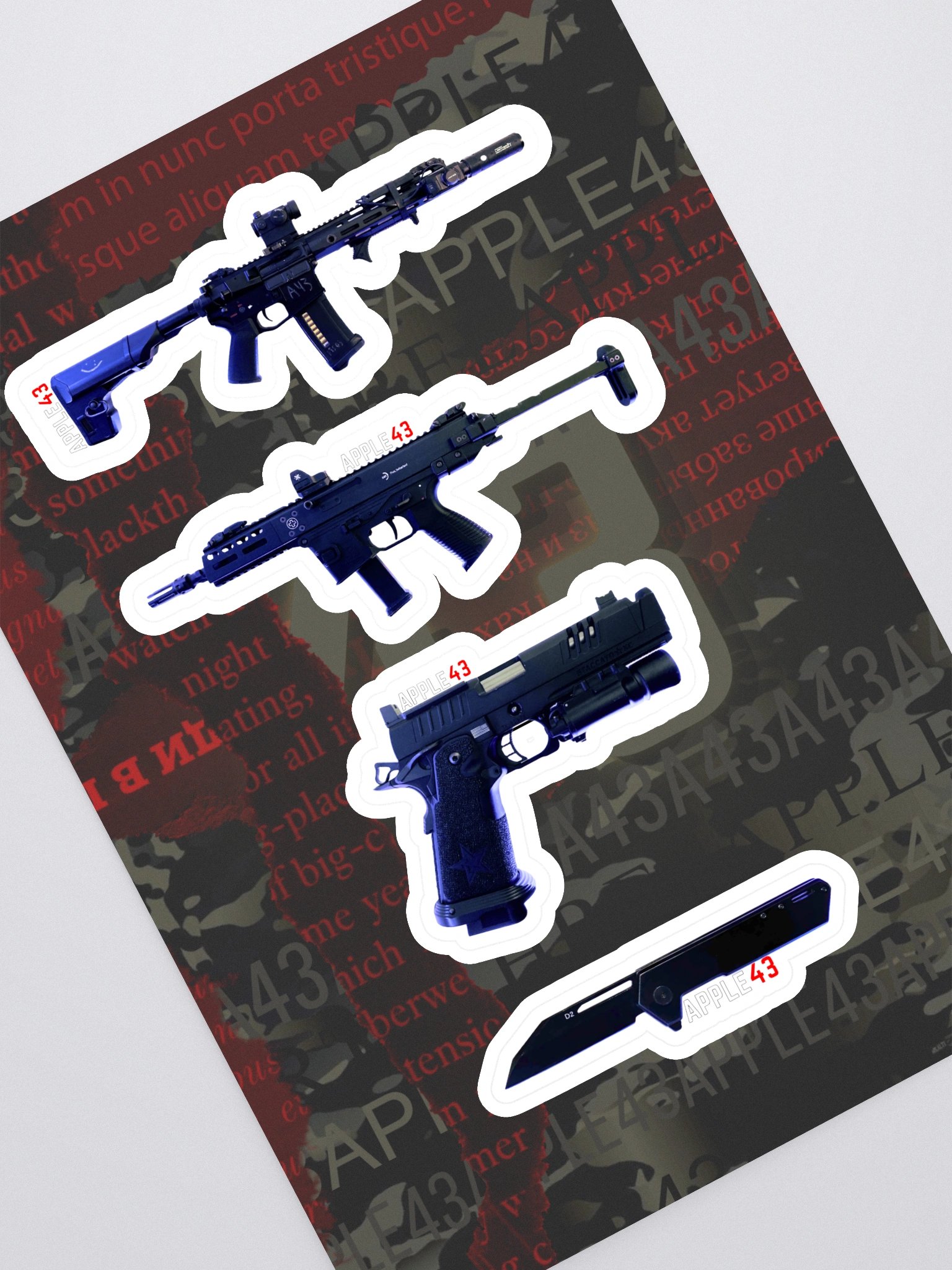 "The Arsenal" Kiss Cut Sticker Collection product image (1)