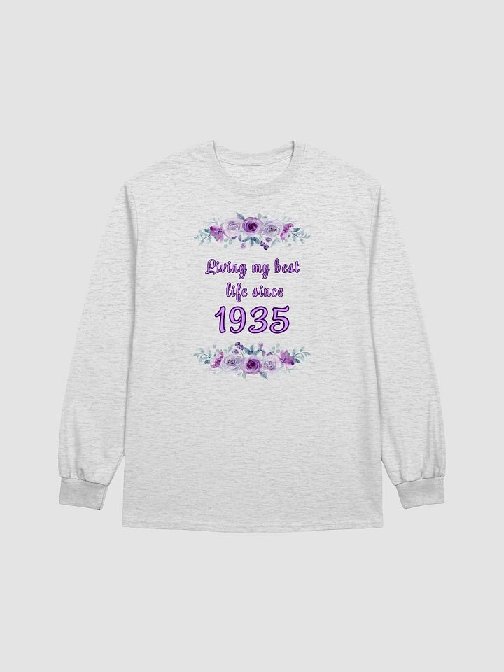 Floral Best Life since 1935 Long Sleeve Tee product image (1)