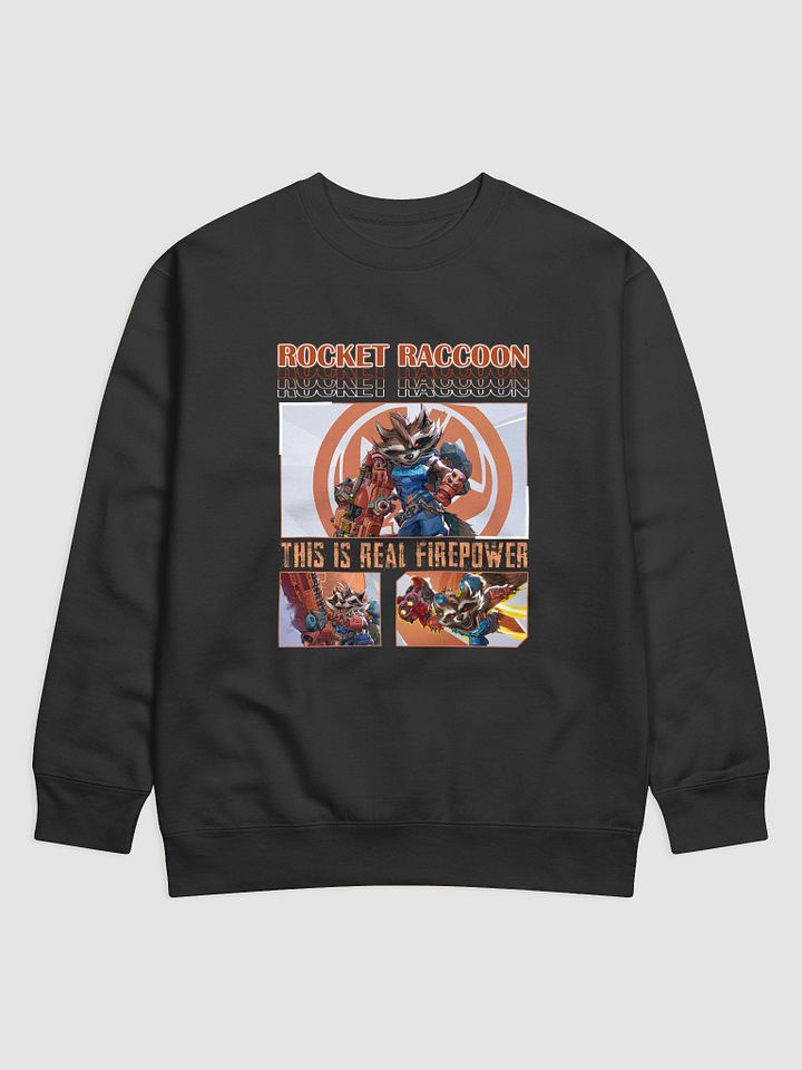 [Rivals] Rocket Raccoon Hoodie ("This is real firepower") product image (1)