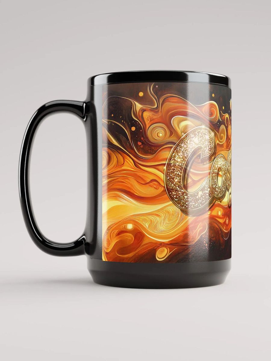 Cosmic Coffee Black Glossy Mug product image (6)