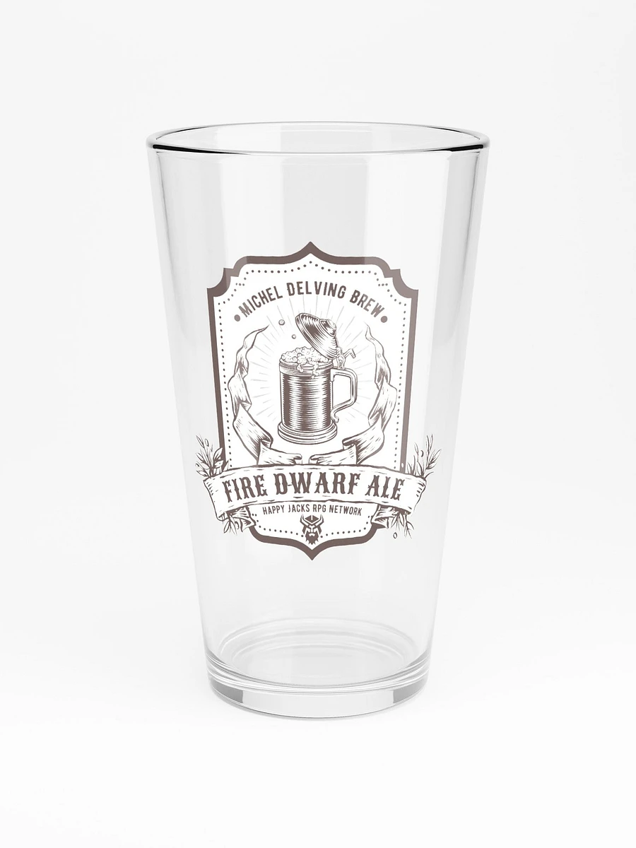 Fire Dwarf Ale Pint Glass product image (3)