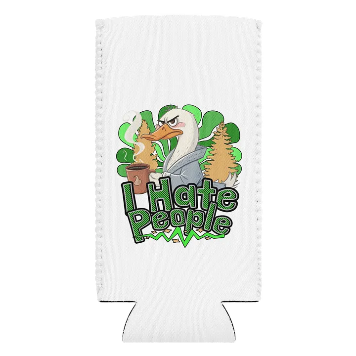 I Hate People Goose Quirky Can Cooler product image (1)