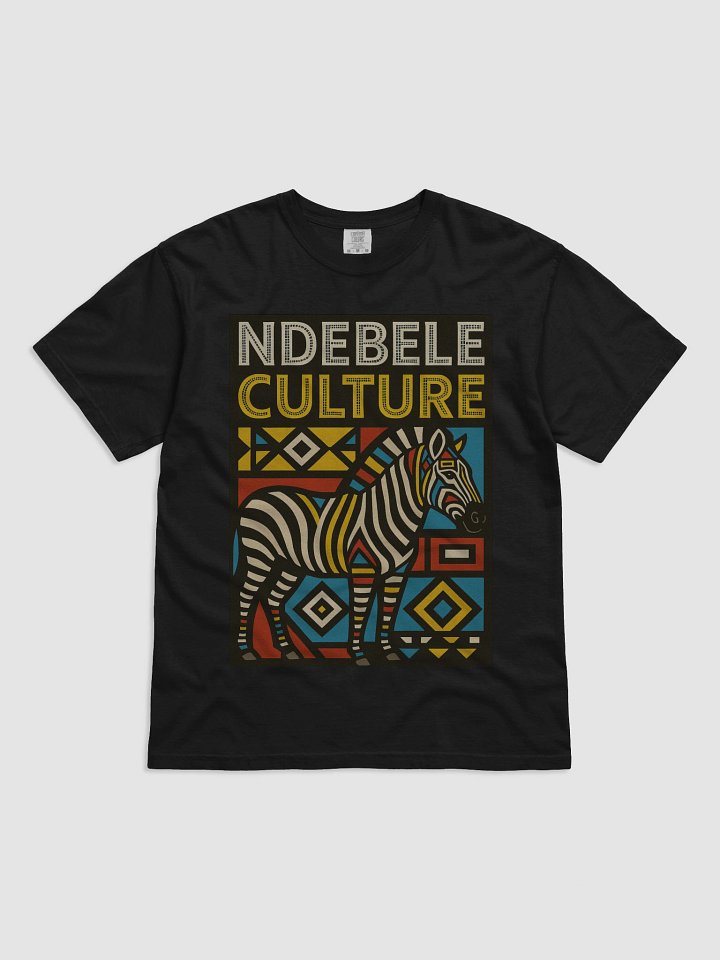Ndebele Culture Vibrant Zebra T-Shirt product image (5)