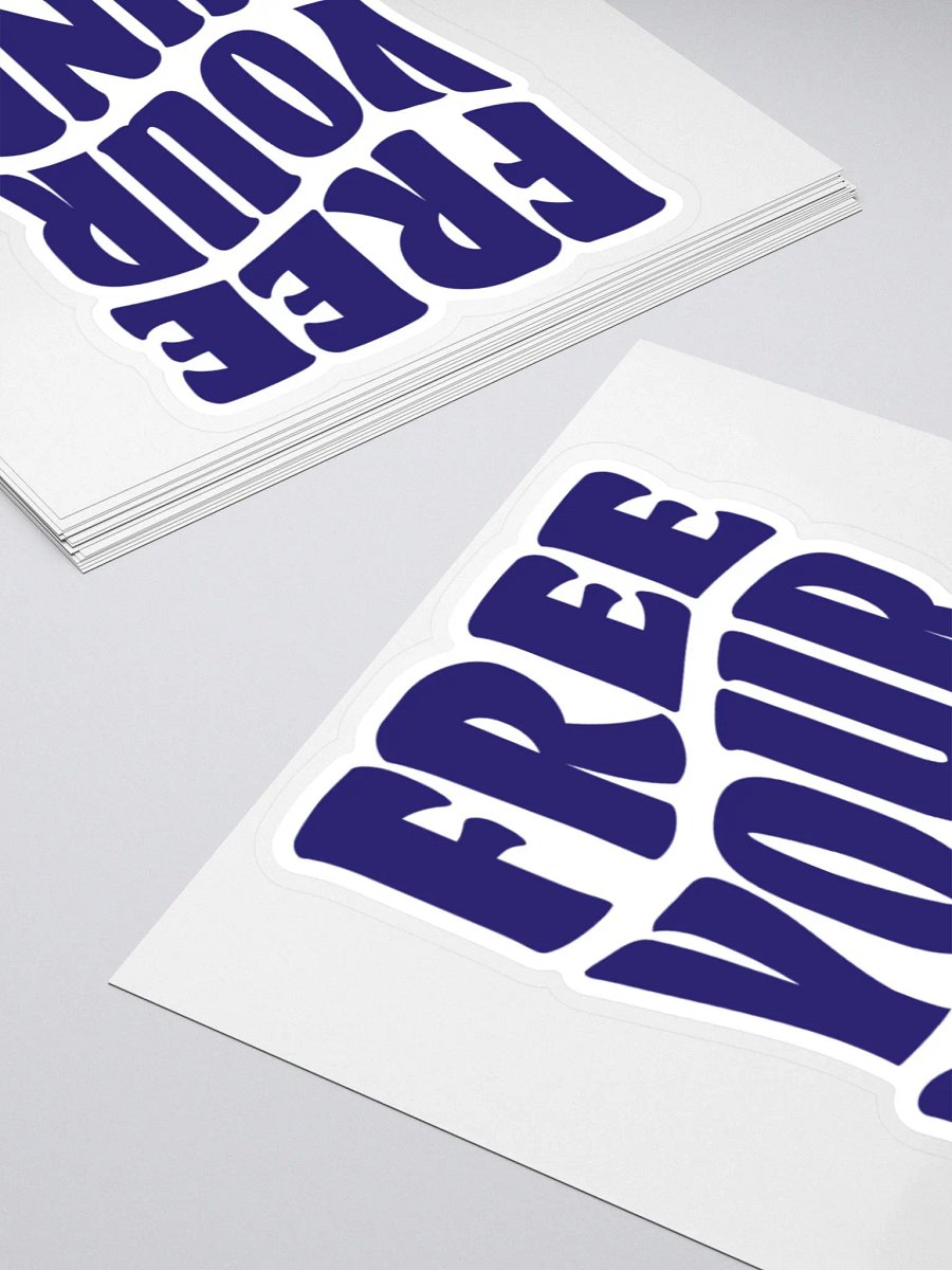 Free the Mind Sticker product image (4)