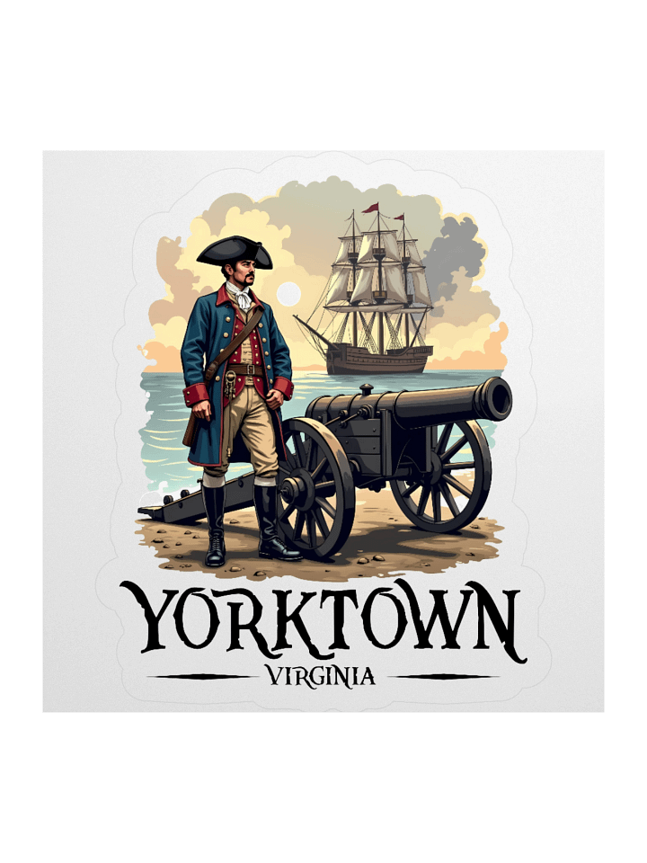 Yorktown, Virginia Colonial Soldier Sticker product image (1)
