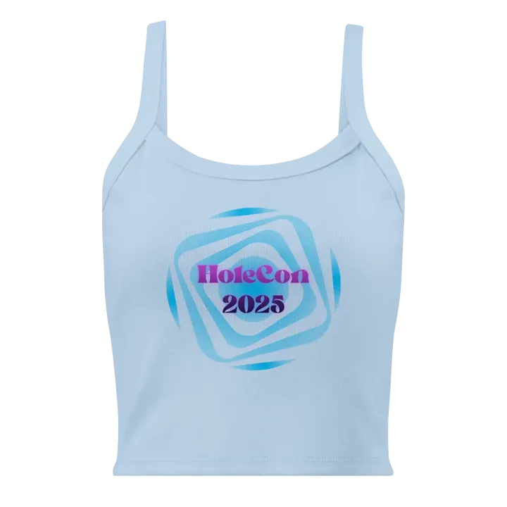 Holecon 2025 ribbed tank top product image (5)