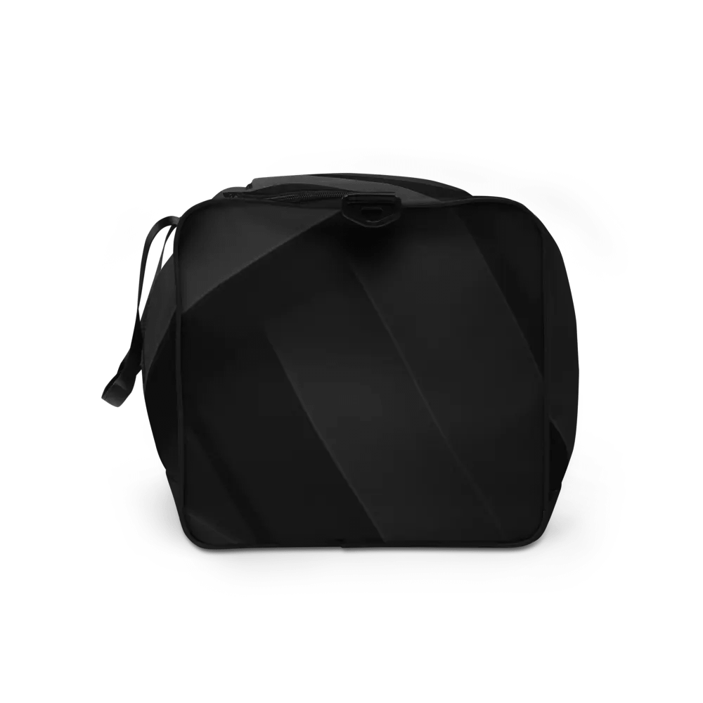 Black/Grey Steel look All-Over Print Duffle Bag : Luigi & Ariel Logo product image (6)