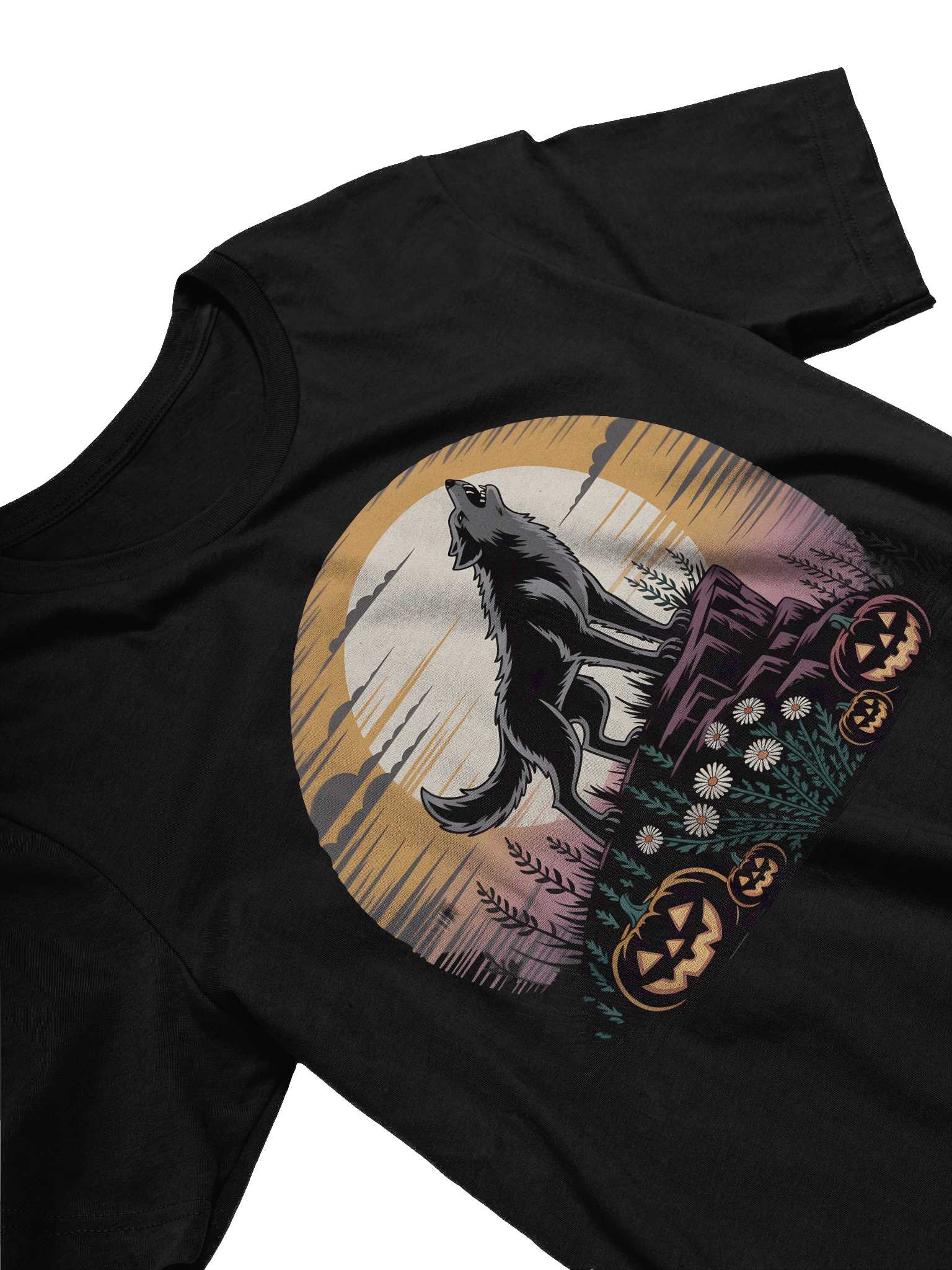 Howling Wolf Moon T-Shirt product image (7)