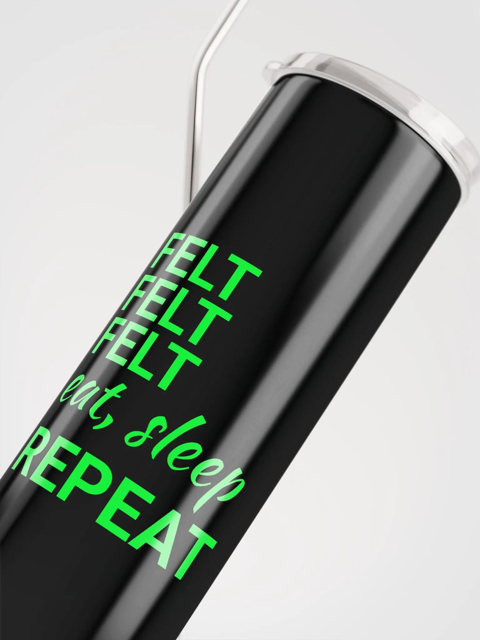 Stainless Steel Skinny Tumbler and Eco Friendly Straw (20oz) product image (5)