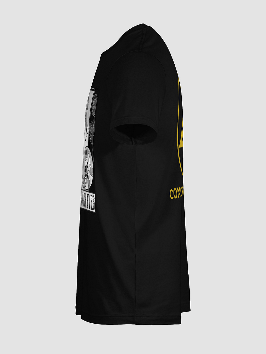Psychedelic Alien Band Unisex T-Shirt (Logo on Back) product image (11)