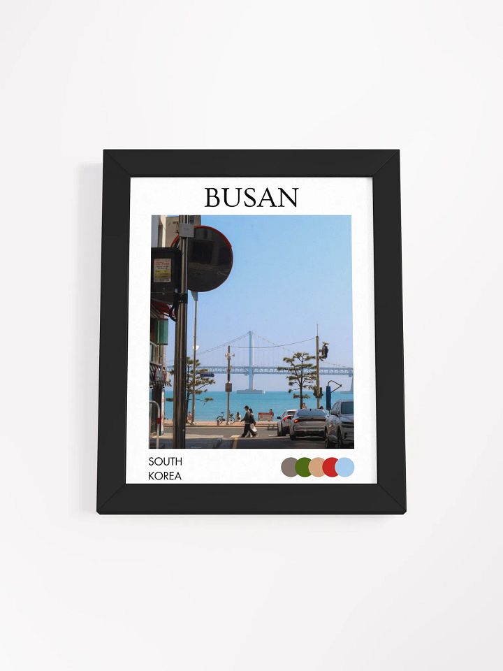 Streets of Busan - Framed product image (1)