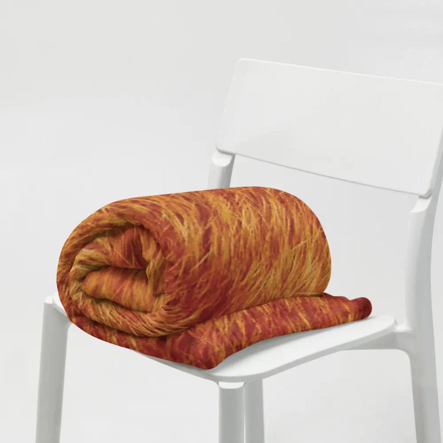 Fuzzy Orange Dream Throw Blanket product image (19)