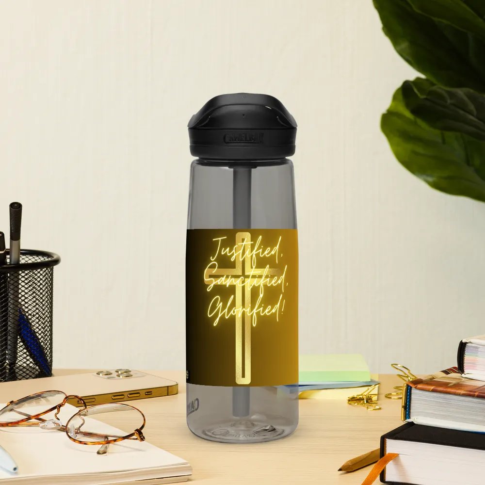 Golden Cross Sanctified Water Bottle product image (1)