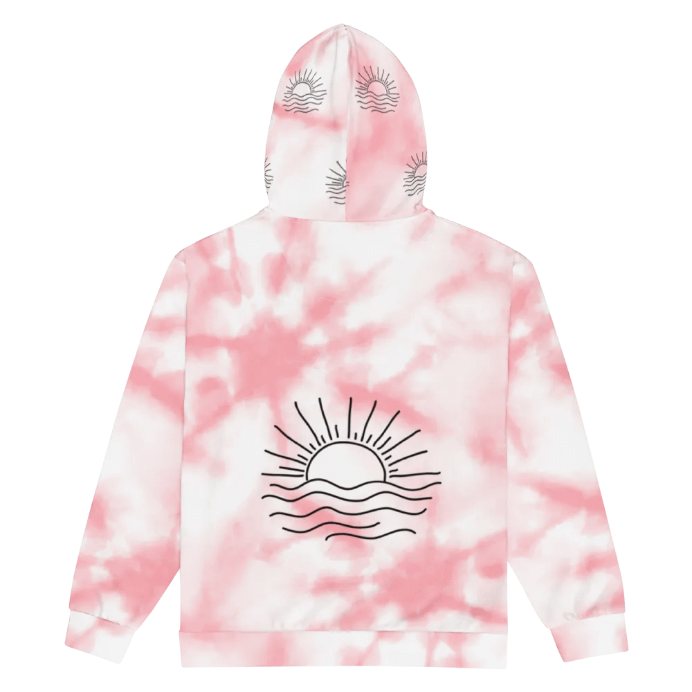 F3 Sunset Unisex Zip Hoodie ( Pink ) product image (8)