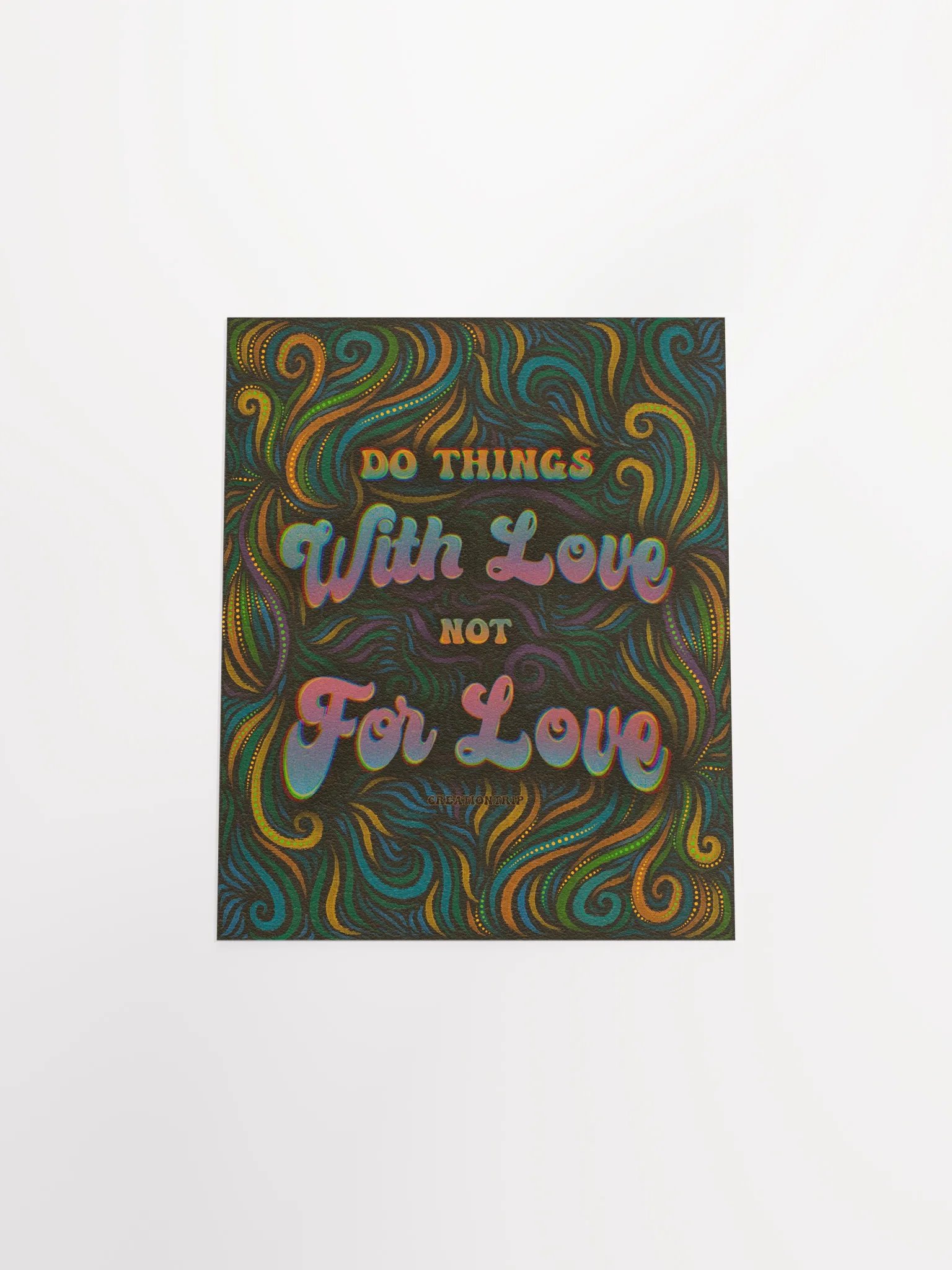 Matte Poster - With Love, Not For Love product image (4)