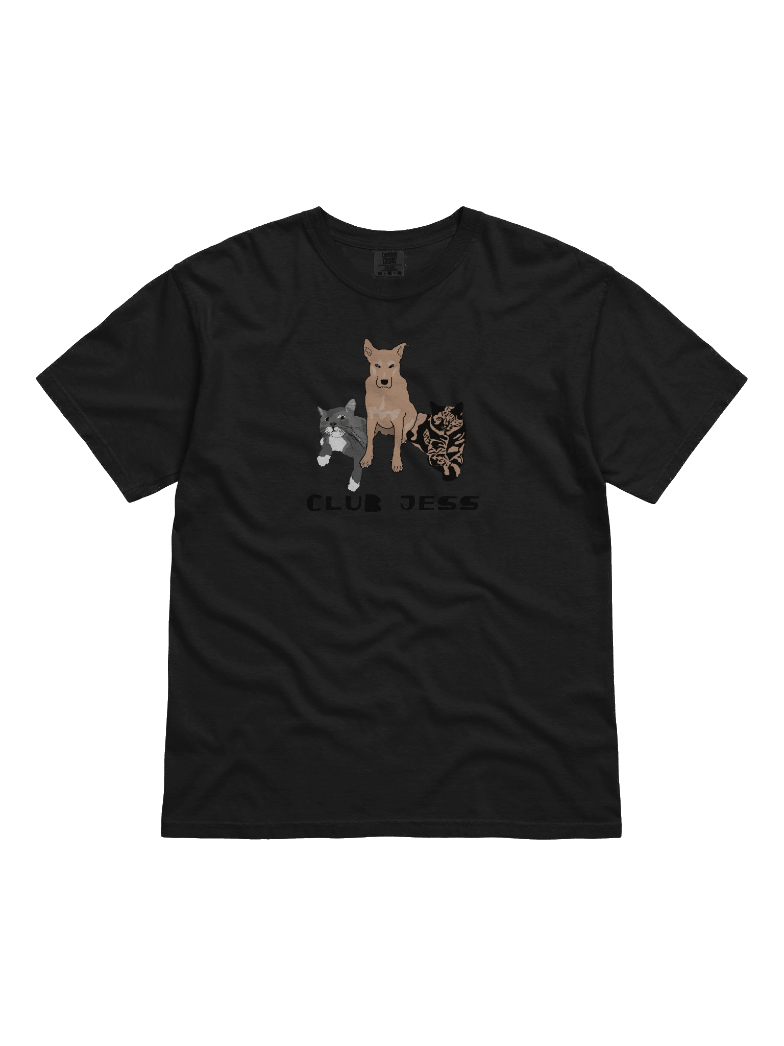 Club Jess Three Pets T-shirt | thejesticle product image (5)