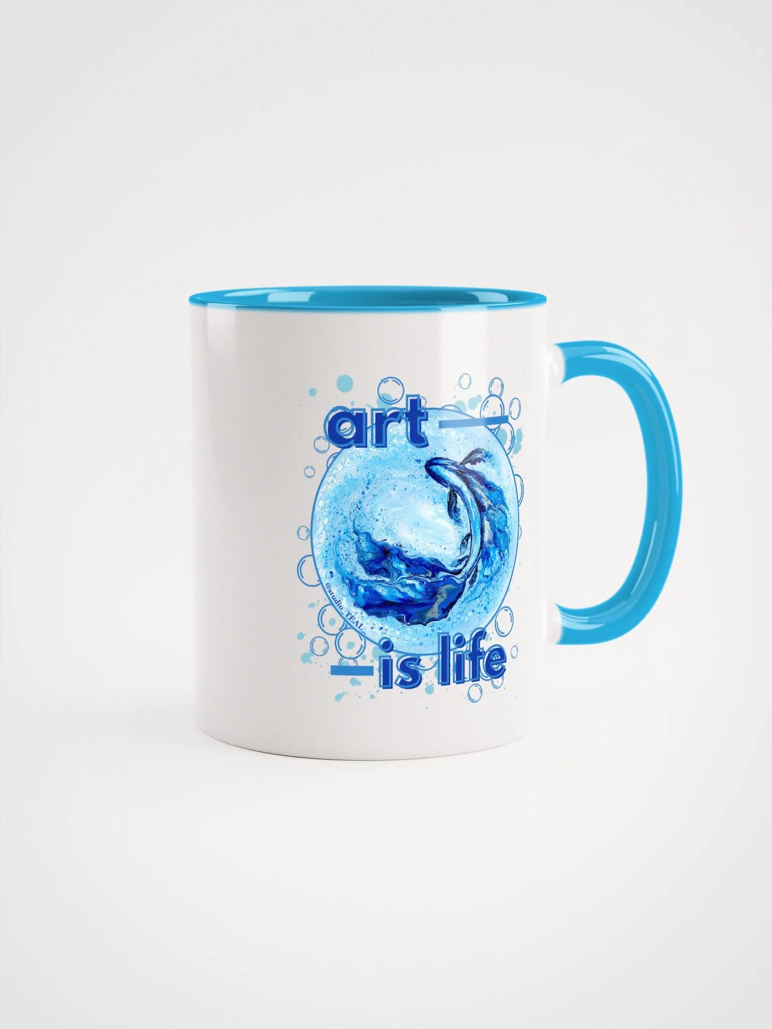 Aquatic Artistry Ceramic Mug - Art is Life Collection product image (2)