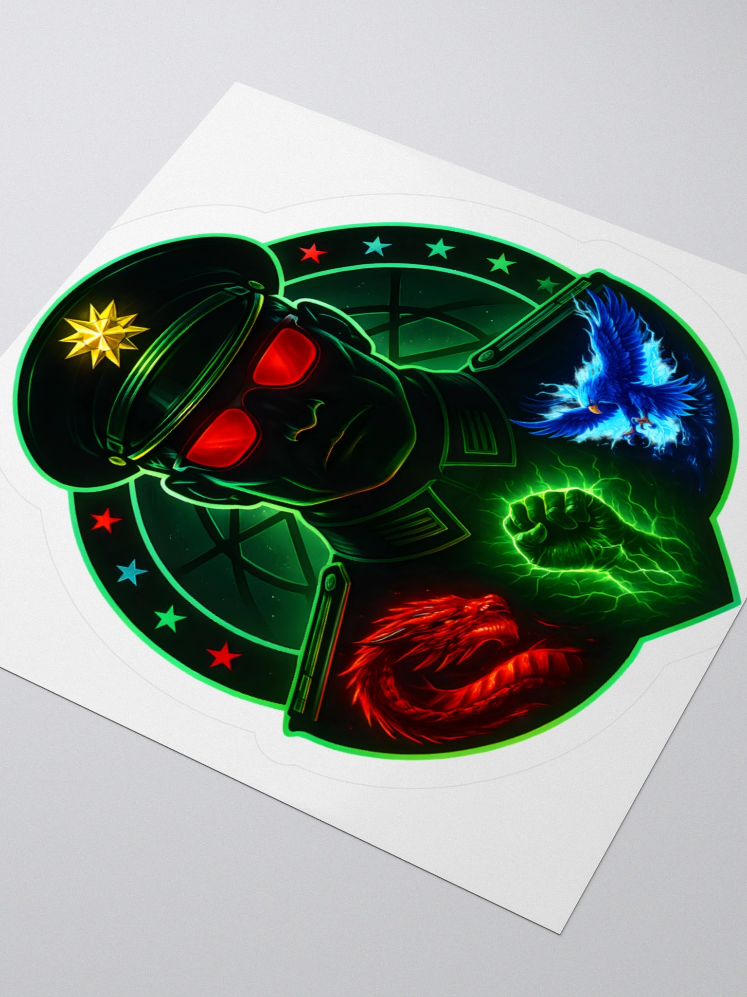 GENERAL ROJER Logo Stickers product image (3)