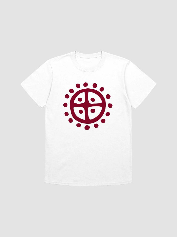 Nordic Sun Wheel Unisex T-shirt Burgundy product image (2)