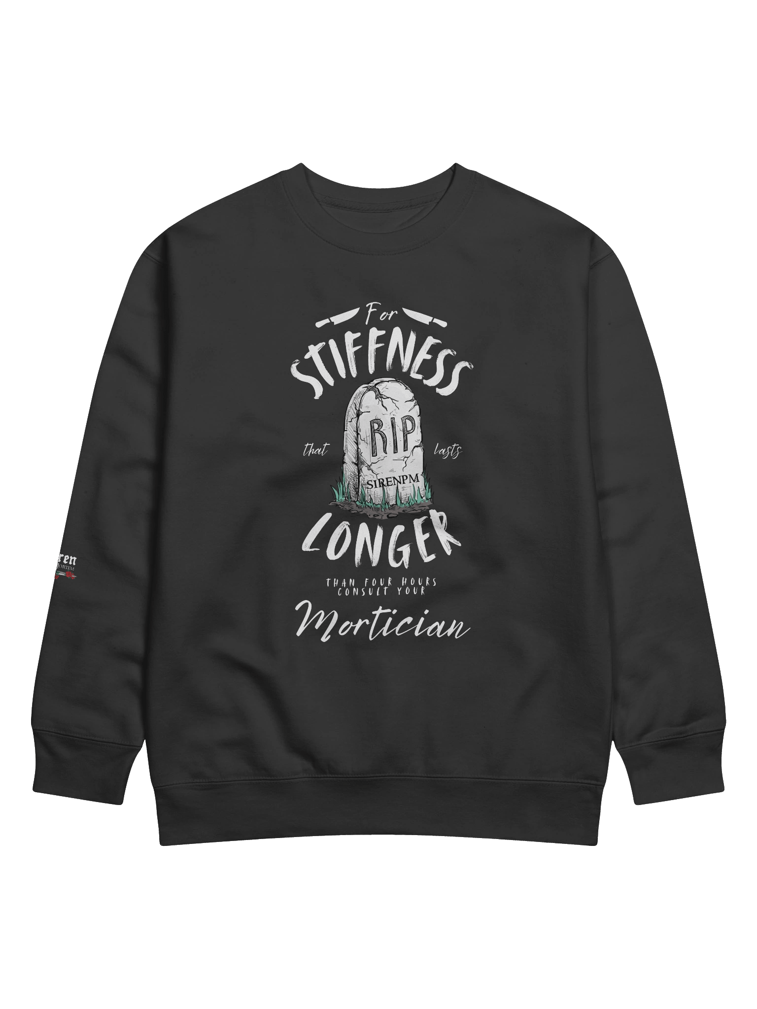 SirenPM: Call Your Mortician Sweater product image (1)