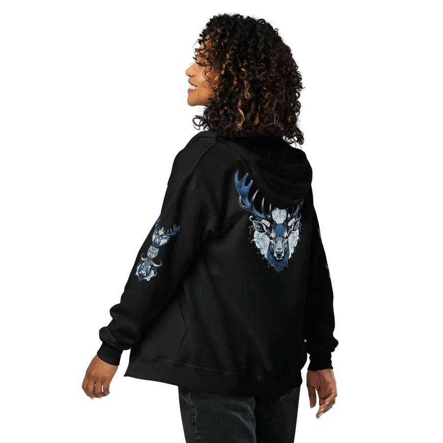 Blue Stag Back Vixen Games zippy Hoodie product image (7)